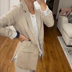 Beige Women’s Blazer